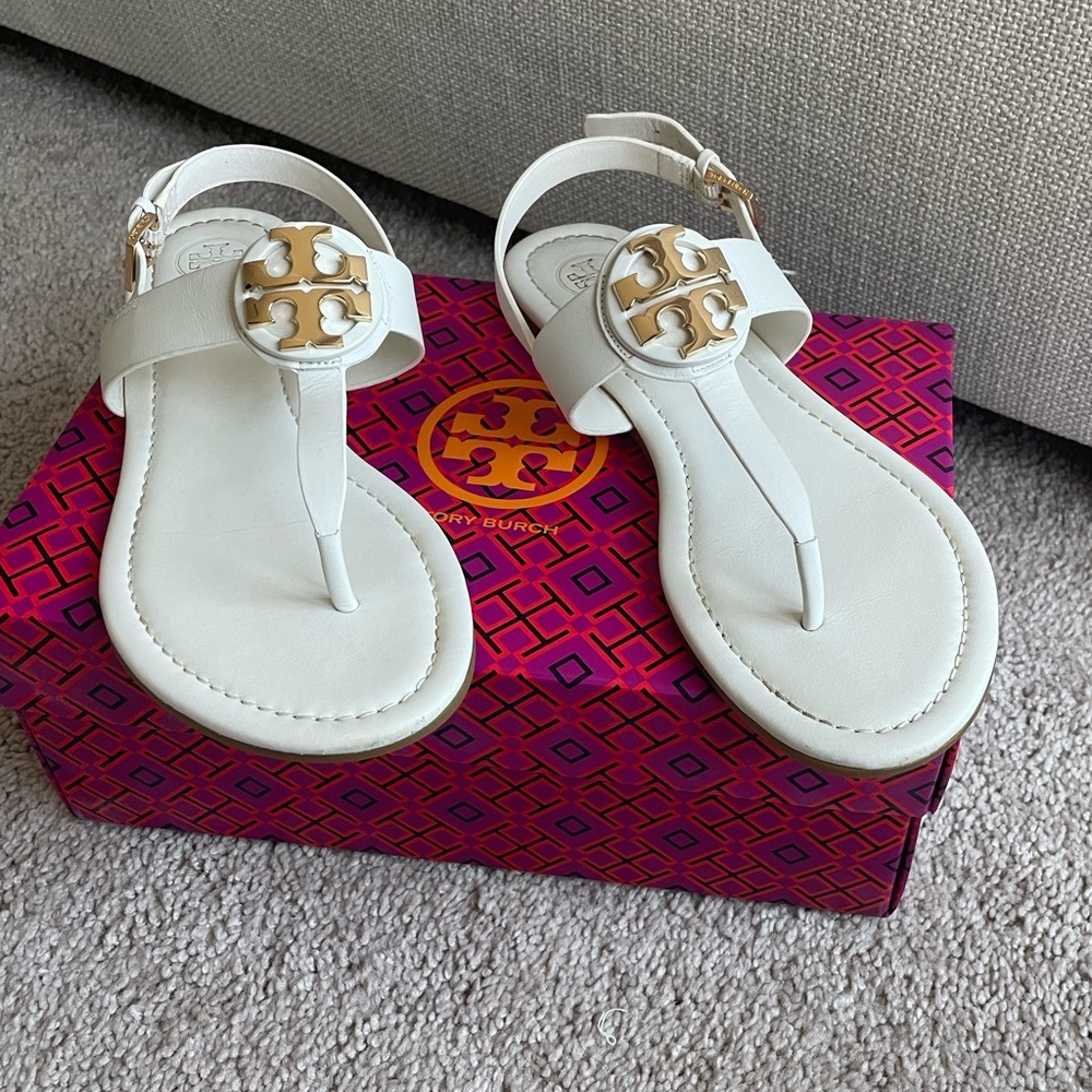 Tory Burch Ivory/White Sandal